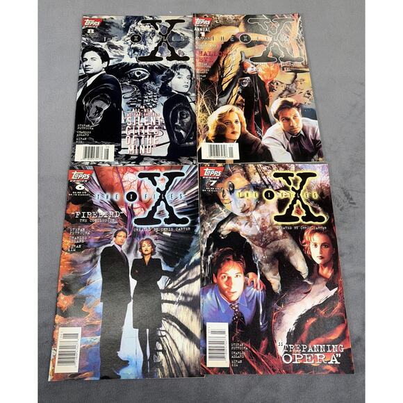 Vintage Topps X Files Comic Books Lot & other Memorabilia 35mm Film Cells Etc - Picture 2 of 16